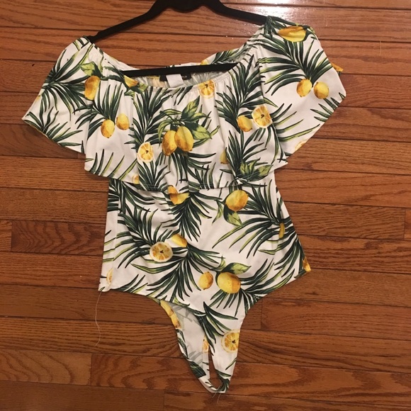 Other - Lemonade onesie- off the shoulder Other - Lemonade onesie- off the shoulder